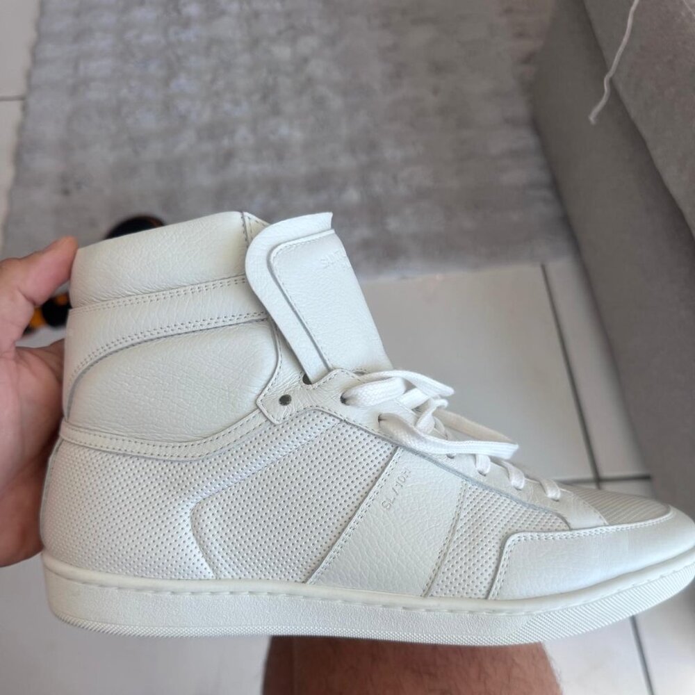 Saint Laurent Court Classic SL/24 high-top sneakers White